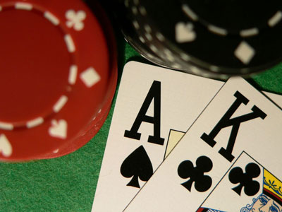 playing poker